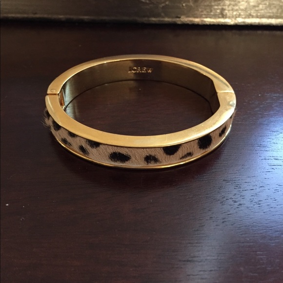 J. Crew Jewelry - J. Crew Cheetah Hair Magnetic Bangle